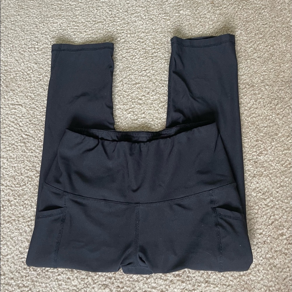 Reebok High Waisted Crop Pants with pockets